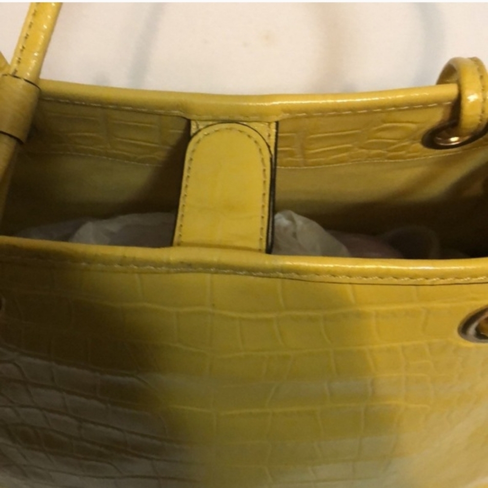 Antonio Melani Croc Embossed Tote Bag - Picture 5 of 11